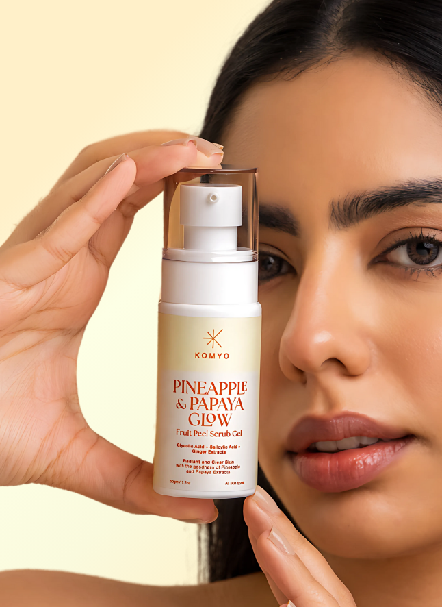 Komyo Pineapple & Papaya Glow scrub